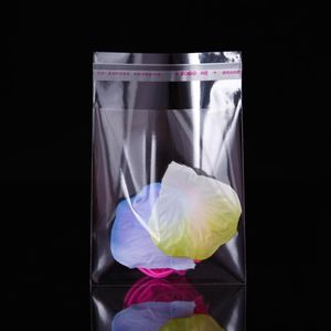 Gift Wrap Transparent Small Self Adhesive Cellophane Bag OPP Plastic Bags For Jewelry Candy Packaging Baggie Cookie Packing Party