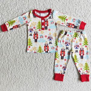 Kids Designer Clothes Boys Pajamas Set Fall Boutique Baby Girls Pajama Outfits Christmas Sibling Sleepwear Nightwear Fashion Wholesale Bulk Children Kid Sets
