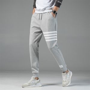 Höstmän Casual Sweatpants Solid High Street Byxor Män Joggers Oversize Brand Quality Pants 4XL 210715