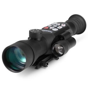 WANNEY Full-Color Night Vision Monocular Telescope with Digital Rangefinder and Ballistic Computer, 1080P HD Video Recording