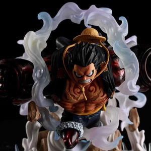 28cm Japonês Anime Gk Figurine Macaco D Luffy PVC Figura Figura Brinquedo Adulto Coleção Modelo Boneca Jogo Estátua Crianças Presentes Q0722