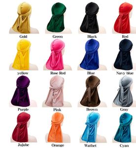 New arrived Men's Velvet Durags Bandana Turban Hat Wigs Doo Durag Biker Headwear Headband Pirate Hat Hair Accessories