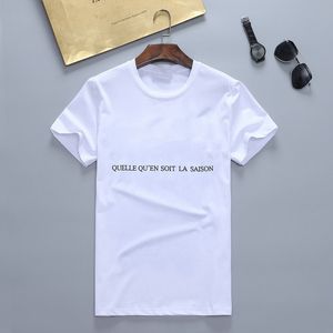 T Shirt Mężczyźni Kobiety T Shirt Męskie Stylista Wysokiej Jakości Czarna Biała Koszulka 2021 Koszulki w stylu Hip Hop Drukuj Letnie Designer Odzież