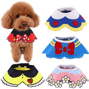 Sublimation Printing Dogs Bandana Dog Apparel Polyester Cute Bow Scarf for Small Medium Dog Cats Yorkshire Chiwawa Soft and Adjustable Pets Scarves A239
