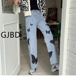 Wide Leg Jeans High Waist Women's Ing Vintage Baggy Casual Straight Pants Mom Denim Trouser Plus Size 210809