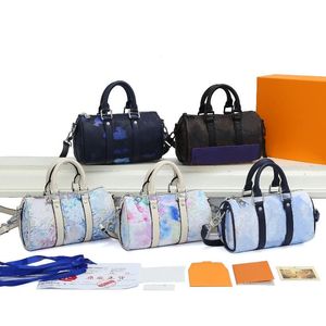 핸드백 어깨 가방 지갑 배낭 여행 여성 남성 럭셔리 디자이너 메신저 가방 패션 잉크 및 워시 오로라 색상