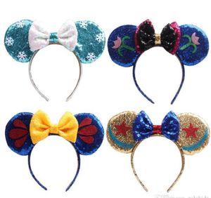 Ins Candy Color Sequin Sequin Bow Hair Sticksクリスマスガールズアクセサリーバースデープレゼント