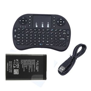 Mini teclado sem fio com e mouse para set top box 2.4g teclados grátis