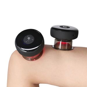 Achedaway Cupper LED Red Light Devices Health Gadgets Therapy Physical Therapy Rechargeable Infrared Wireless Neck Massager Beauty Equipment