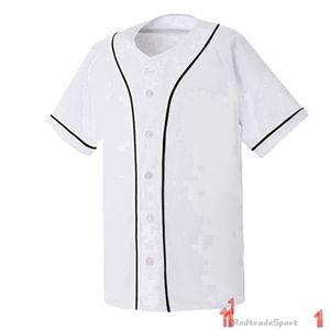Dostosuj Koszulki Baseball Vintage Puste Logo Szyte Nazwa Numer Niebieski Zielony Krem Czarny Biały Czerwony Mężczyzna Kobiet Dzieci Młodzież S-XXXL 1XL1CWV7