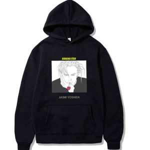 Banana Fish Hoodie Fashion Pullovers Tops Male And Female Y211118