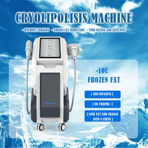Kriyolipoliz zayıflama makinesi 360 kriyoterapi vakum yağ donma makinesi serin gövde heykel çift çene sökücü yağ çıkarma estetik ekipmanı