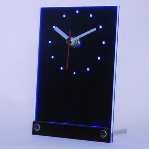 壁掛け時計TNC-TMカスタムメイドあなた自身のデザイン3D LEDテーブルデスク時計