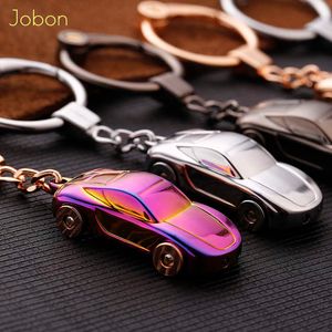 Jobon High Quality Key Chain LED Lights Keychains Custom Lettering Gift For Car Key RIng Holder Bag Pendant Best Gift for Friend G1019