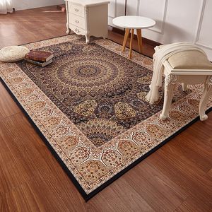 Persian Style Carpets For Living Room Luxurious Bedroom Rugs And Carpets Classic Turkey Study Floor Mat Coffee Table Area Rug 210301