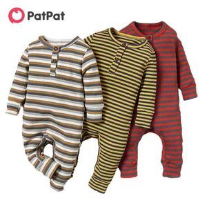 Arrival Spring and Autumn Baby Striped Jumpsuit Clothing 210528