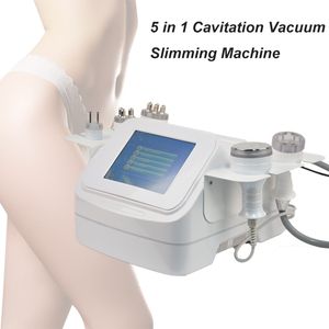 NEW 5 in 1 Ultrasonic Cavitation Vacuum Body Shape Slimming Machine 40k Blasting RF Multipolar Instrunment Fat Reduce Liposuction Slim Machine