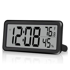 その他の時計アクセサリーAU-Digital Alarm Clock、Desk Clock、バッテリー操作LCD電子時計の装飾寝室のキッチンオフィス