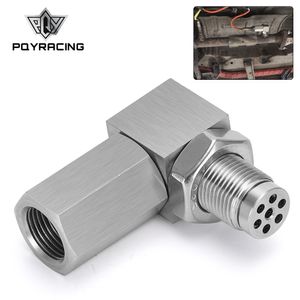 PQY - Universal Oxygen Sensor Extender 90 Degree 02 Bung Extension Catalytic Converter O2 Oxygen Sensor Spacer PQY-OSE02