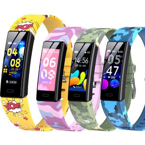 Y99 Plus Cool Camouflage Smart Wristband Band Fitness Tracker Cardiofrequenzimetro Monitoraggio della pressione sanguigna Smartband Bracciale sportivo impermeabile Ciclismo Corsa