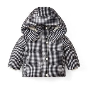 子供たちのためのファッションジャケット冬の服厚いビロードの子供たちの男の子のコート幼児ガールズジャケットスノースーツH0909