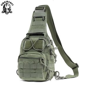 SINAIRSOFT 1000D Outdoor Sports Tactical Shoulder Travel Hiking Trekking Bag Cycling Climbing Backpack Camping Pouch waterproof Q0721