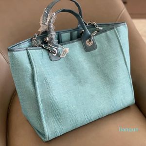French fashion classic leather canvas beach bag large capacity and high quality ashopping +Wholesale handbags