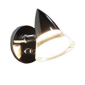 Lampa Topoch Lampa Odczytanie Lekkie Dekorowanie domu z przełącznikiem kierowcy On-Off Ukryty AC100-240V DC 12V 24 V Minimalistyczne Chrome Wykończenie dla domu Camper Marine