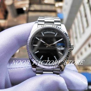 Men Size Watch BP Factory New V2 Stainless Steel BRACELET Black Dial 2813 Automatic Movement Dual Date Wristwatch Sapphire Glass Dive 40mm Mens Watches