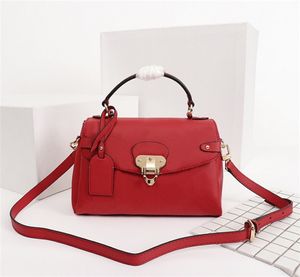 Designer Luxury Flip Handväska Kvinnors Solid Färg Handväska Embossed Metal Buckle Canvas And Leather Shoulder Bag