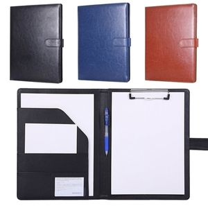 Multifunctional A4 Conference Folder Business Stationery Folder Leather Contract File Folders