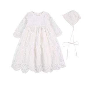 Wholesale first birthday girl dresses for sale - Group buy Girl s Dresses Autumn Baby Girls Dress Long Sleeve Kids First Birthday Ball Gown Infant Hat For Baptism Wedding Party Month