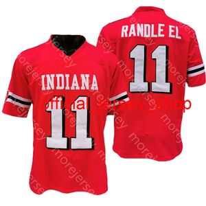 2021 NCAA Indiana Hoosiers Futebol Colégio Jersey Randle El Tamanho S-3XL Vermelho Tudo Costurado