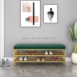 Clothing & Wardrobe Storage Shoe Changing Stool At Home Door Light Luxury Nordic Simple Modern Bench Wearing Rack Integration