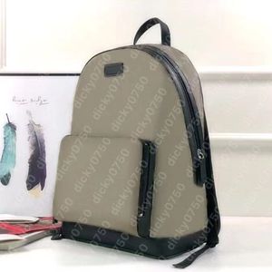 Dicky0750 Backpacks Designer Homens High-End Moda Bolsas Bolsas Homem Mochila Bolsas De Papel Papel Padrão Retro Padrão Padrão Bolsa Alta capacidade Atacado