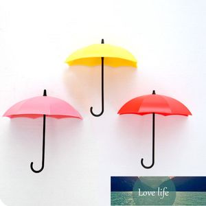 3pcs/set Cute Umbrella Wall Mount Key Home Kitchen Wall Door Hook Hanger Organizer Holder for Kid Room Household Supplies