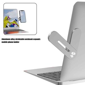 Mini Portable Laptop Mount Magnetic Suction Metal live Video Stream Stand Computer Side Clip Holder for Phone