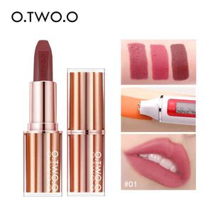 O.two.o matte s makeup водонепроницаемый бальзам Длительный высокий пигментационный оттенок квадратный помада трубка косметика