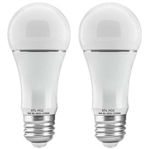Lampen x W schemering naar Dawn LED Light Sensor Auto Aan Uit E26 E27 Smart Bulb F Porch Patio Garage Gardon V V V Warm