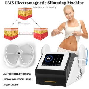 Lastest High intensity EMT Body Slimming Fat Burn Muscle Build Butocks Lifting EMSlim Machine With Seat Cushion