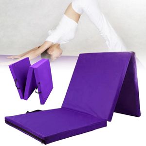 180x60x5cm Tri-Folding Gimnastyka Mata Dance Mats Maty jogi Siłownia Fitness Mata sportowa