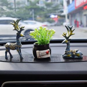 Interior Decorations Mini Deer For Car Dashboard Decoration Exquisite Home Auto Cute Accessoris Girls Women Men