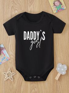 Baby 1pc brev grafisk bodysuit She01