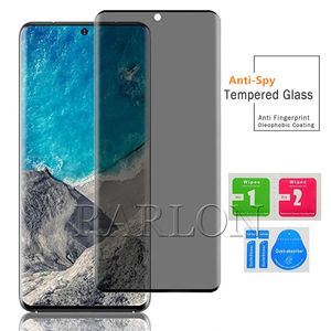 Prywatność Screen Protector do Samsung Galaxy S22 S21 Ultra 5g 3d pokrycie krawędzi Anti Spy 9H Twardość Hartowane Szkło dla S20 Plus Note 20