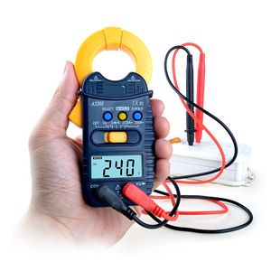 Mini Digital Current Clamp Meter Data hold Tester Auto Range multimeter AC/DC Voltage