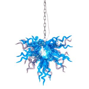 Contemporary Lamps Chandelier 100% Hand Blown Artistic Glass Crystal Chandeliers Bedroom Living Room Decoration-W