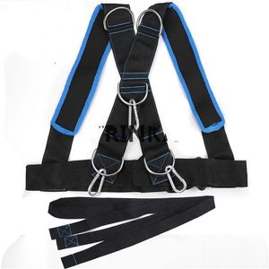 Home Gym FitnessBody Trainer Sled Resistance Bands Vest Speed Running Strength Harness Strong Fitness Exercise Equipment 57 X2