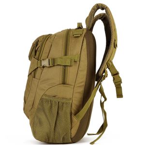 Sinairsoft Tactical Molle 25L Sport Backpack 14インチラップトップの軍隊バッグ屋外釣り狩猟キャンプリュックサックバッグY0721
