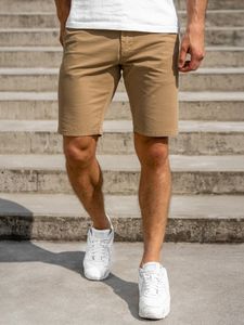 Men Pocket Straight Leg Shorts T2FI#