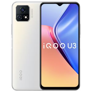 Original Vivo IQOO U3 5G Mobile Phone 6GB 8GB RAM 128GB ROM MTK 800U Octa Core Android 6.58" LCD Full Screen 48.0MP 5000mAh Fingerprint ID Face Wake Smart Cell Phone